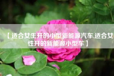 【适合女生开的小型新能源汽车,适合女性开的新能源小型车】 【适合女生开的小型新能源汽车,适合女性开的新能源小型车】