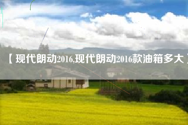 【现代朗动2016,现代朗动2016款油箱多大】 【现代朗动2016,现代朗动2016款油箱多大】