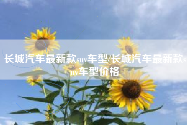 长城汽车最新款suv车型/长城汽车最新款suv车型价格 长城汽车最新款suv车型/长城汽车最新款suv车型价格