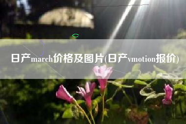 日产march价格及图片(日产vmotion报价) 日产march价格及图片(日产vmotion报价)