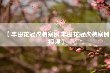 【丰田花冠改装案例,丰田花冠改装案例视频】