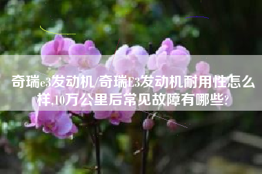 奇瑞e3发动机/奇瑞E3发动机耐用性怎么样,10万公里后常见故障有哪些? 奇瑞e3发动机/奇瑞E3发动机耐用性怎么样,10万公里后常见故障有哪些?