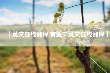 【英文在线翻译,有道中英文在线翻译】 【英文在线翻译,有道中英文在线翻译】